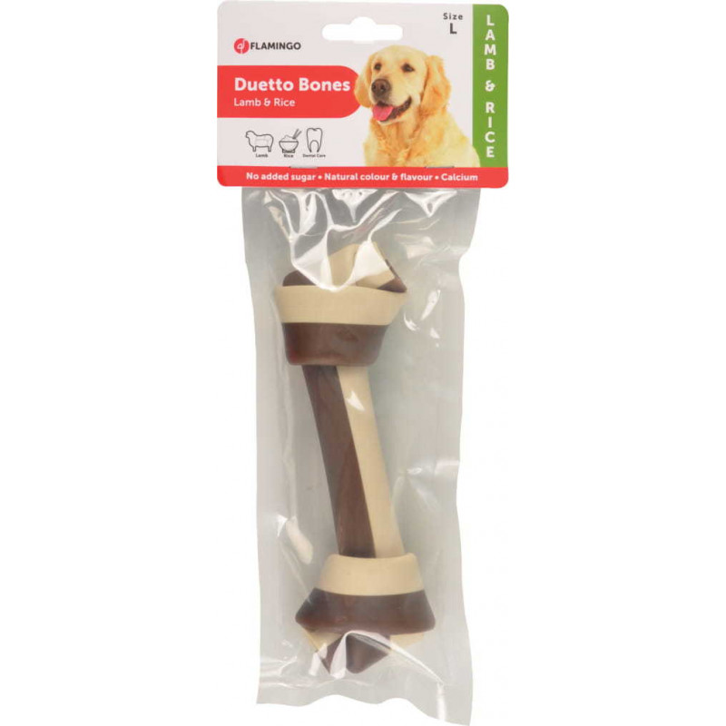 Flamingo L Duetto Lamb & Rice 108 Gr | Düğümlü Köpek Çiğneme Kemiği