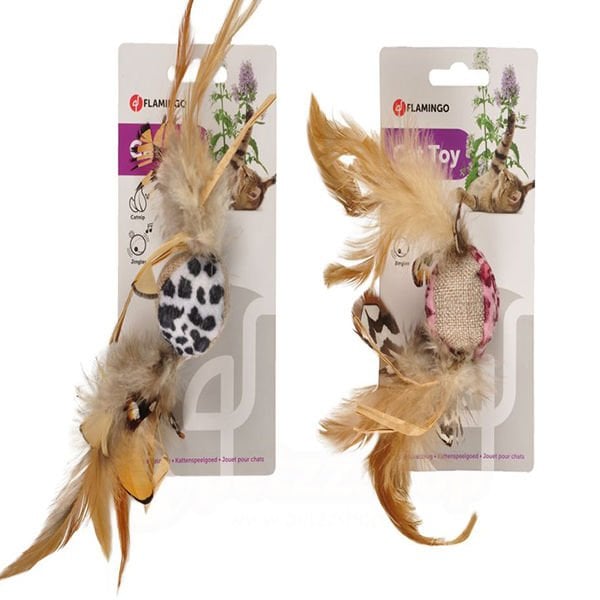 Flamingo Leopar Tüylü Oyuncak | Peluş Kedi Oyuncağı