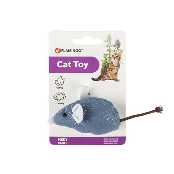 Flamingo Medy Catnipli Peluş ve Sesli Fare | Peluş Kedi Oyuncağı