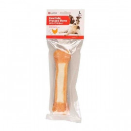 Flamingo Rhide Tavuk Eti Kaplı Kemik Köpek Ödül Maması 20 Cm 210 Gr