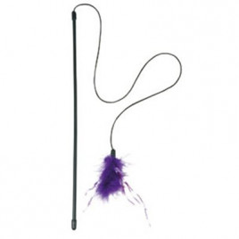 Tüylü Olta Oyuncak Mor | Kedi Oltası Tüylü Olta Oyuncak Mor | Kedi Oltası