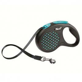 Design 5 Mt Şerit Medium Mavi 25 Kg | Otomatik Köpek Tasması