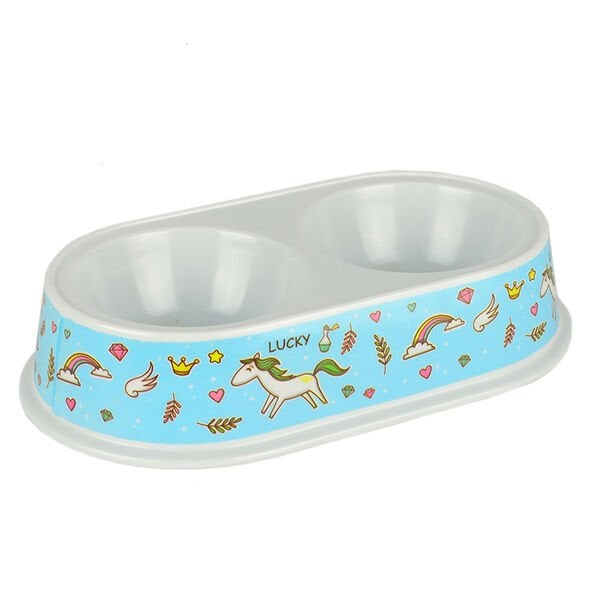 Flip 2x200 Ml Mama ve Su Kabı 24 Cm | İkili Mama Ve Su Kabı