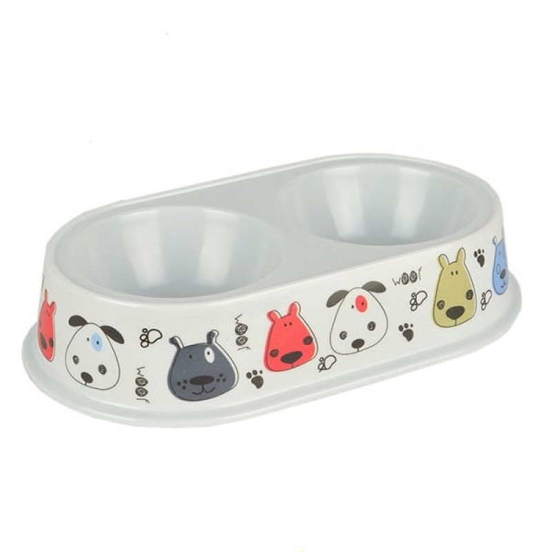 Flip 2x200 Ml Mama ve Su Kabı 24 Cm | İkili Mama Ve Su Kabı