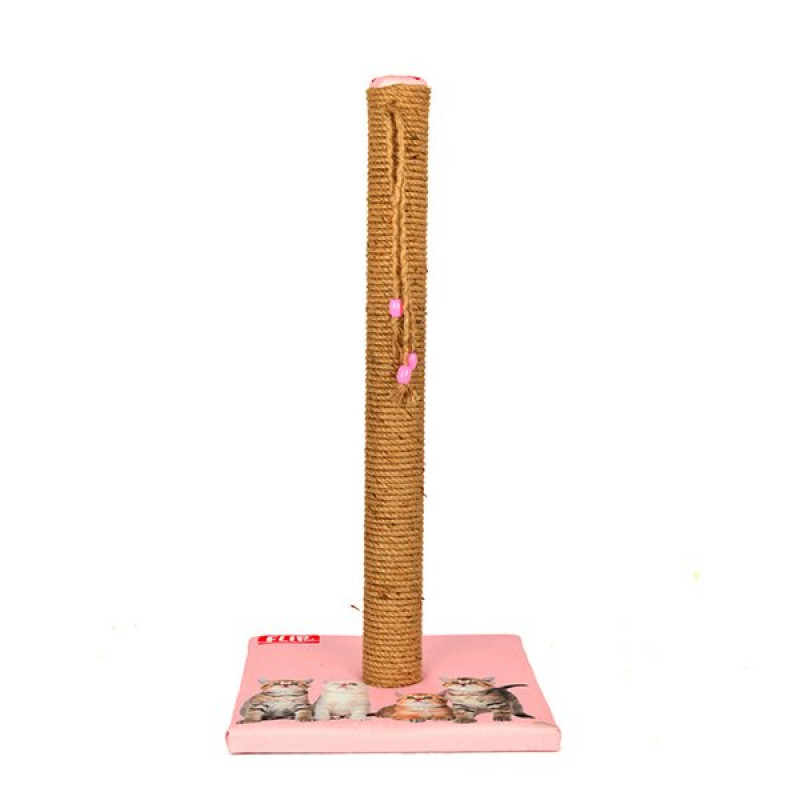 Flip 70h Cm Desenli Tırmalama Pembe | Çubuk Kedi Tırmalama Tahtası Flip 70h Cm Desenli Tırmalama Pembe | Çubuk Kedi Tırmalama Tahtası