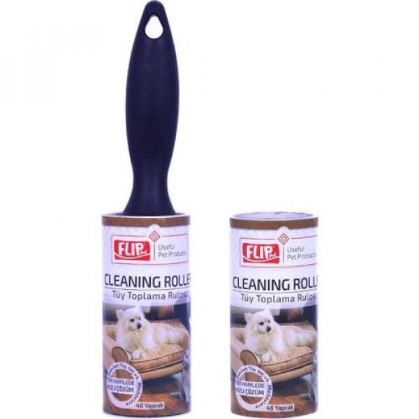 Flip 96 Yaprak Tüy Toplama Rulosu Yedekli | Köpek Tüy Toplayıcı
