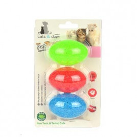 Elips 3'Lü Çıngıraklı Oyun Topu | Kedi Top Oyuncak