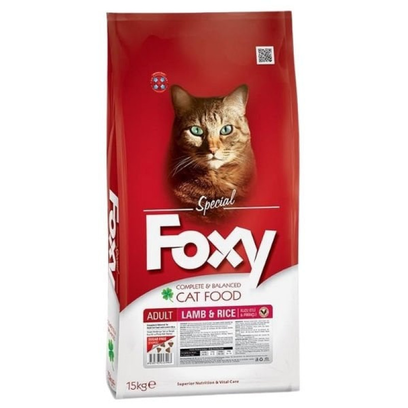 Foxy 15 Kg Kuzulu ve Pirinçli Yetişkin Kedi Maması | Yetişkin Kuru Kedi Maması Foxy 15 Kg Kuzulu ve Pirinçli Yetişkin Kedi Maması | Yetişkin Kuru Kedi Maması