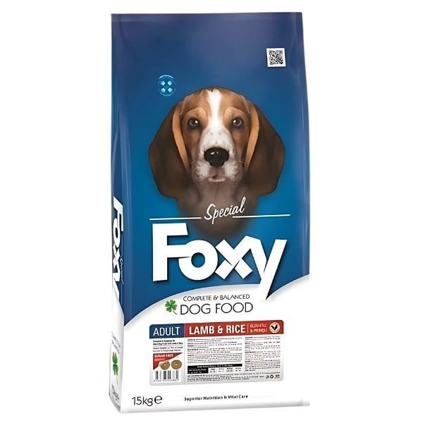 Foxy 15 Kg Kuzulu ve Pirinçli Yetişkin Köpek Maması | Yetişkin Köpek Kuru Maması