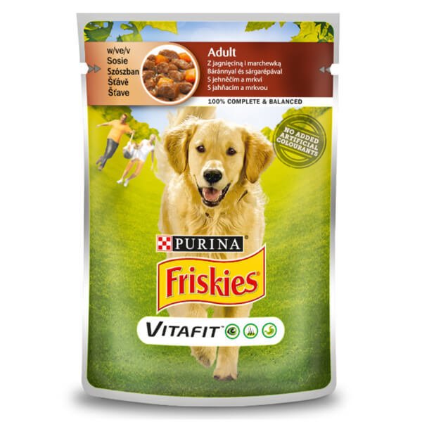 Friskies 100 Gr Adult Kuzulu Pouch | Yetişkin Köpek Konserve Maması
