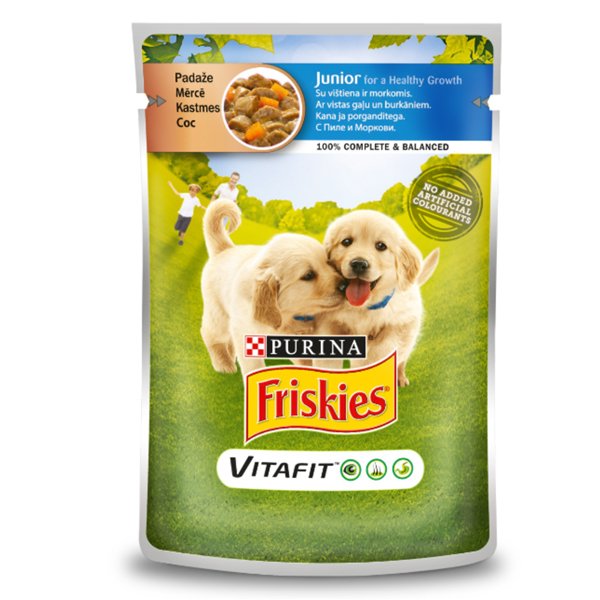 Friskies 100 Gr Junior Tavuklu Pouch Yavru | Tavru Köpek Konservesi