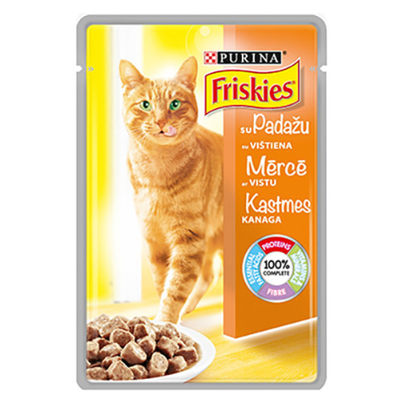 Friskies 6 Lı Avantaj Paketi Tavuklu Pouch Kedi Konservesi 85 Gr | Yetişkin Kedi Maması Friskies 6 Lı Avantaj Paketi Tavuklu Pouch Kedi Konservesi 85 Gr | Yetişkin Kedi Maması
