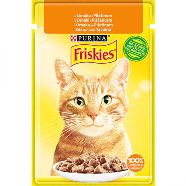 Friskies 85 Gr Tavuklu Pouch Kedi Konservesi | Yetişkin Kedi Maması