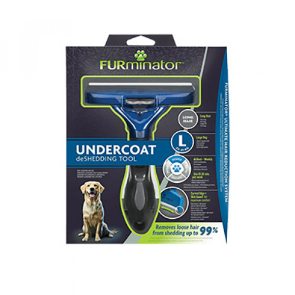 Furminator 10,16 Cm Uzun Tüylü Köpek Tüy Toplayıcı Tarak LongHair | Köpek Tüy Toplayıcı