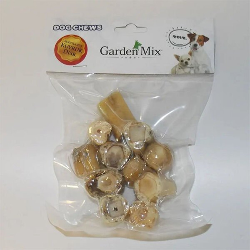Garden Mix 100 Gr Kurutulmuş Dana Kuyruk Disk | Kurutulmuş Köpek Ödül Maması Garden Mix 100 Gr Kurutulmuş Dana Kuyruk Disk | Kurutulmuş Köpek Ödül Maması
