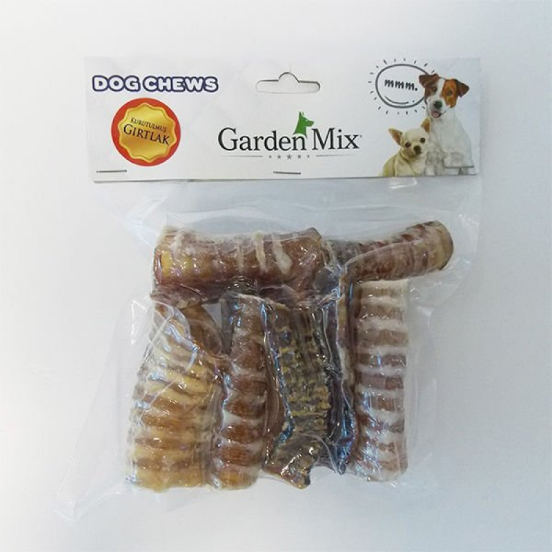 Garden Mix 100 Gr Kurutulmuş Gırtlak | Kurutulmuş Köpek Ödül Maması Garden Mix 100 Gr Kurutulmuş Gırtlak | Kurutulmuş Köpek Ödül Maması