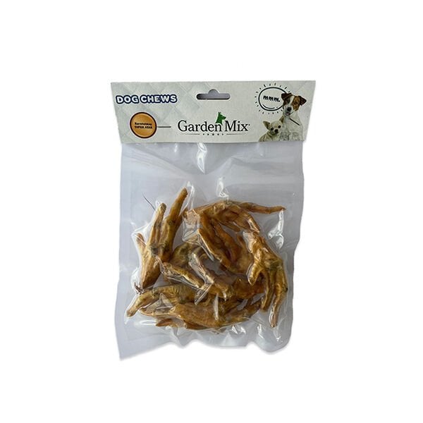 Garden Mix 100 Gr Kurutulmuş  Tavuk Ayağı | Kurutulmuş Köpek Ödül Maması