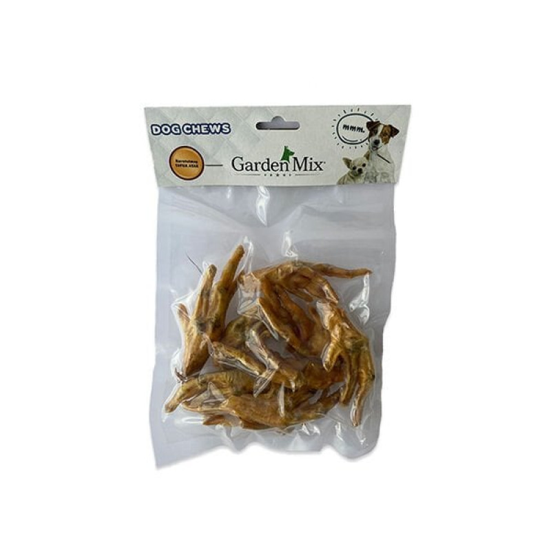 Garden Mix 100 Gr Kurutulmuş Tavuk Ayağı | Kurutulmuş Köpek Ödül Maması Garden Mix 100 Gr Kurutulmuş Tavuk Ayağı | Kurutulmuş Köpek Ödül Maması