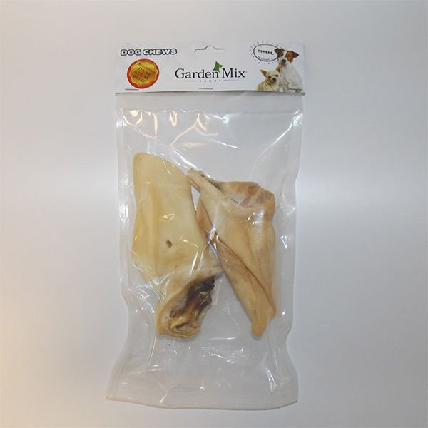 Garden Mix 2 Adet Beyaz Kurutulmuş Dana Kulak 100 Gr | Kurutulmuş Köpek Ödül Maması