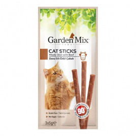 Garden Mix 3'lü Dana Stick 5 Gr | Stick Kedi Ödül Maması Garden Mix 3'lü Dana Stick 5 Gr | Stick Kedi Ödül Maması