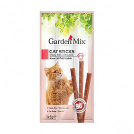 Garden Mix 3'lü Kuzu Stick 15 Gr | Stick Kedi Ödül Maması Garden Mix 3'lü Kuzu Stick 15 Gr | Stick Kedi Ödül Maması