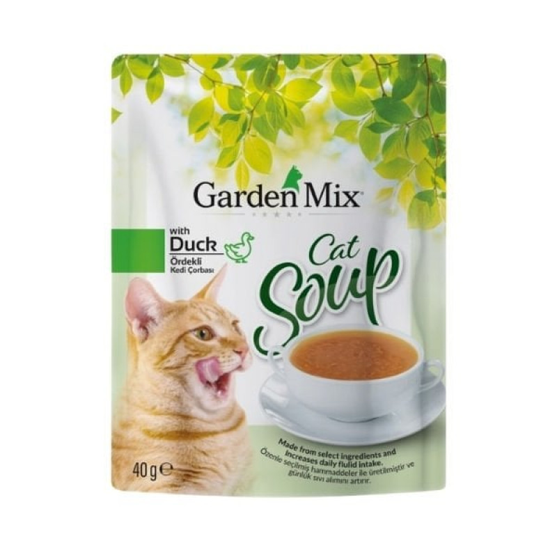 Garden Mix 40 Gr Ördekli Kedi Çorbası 