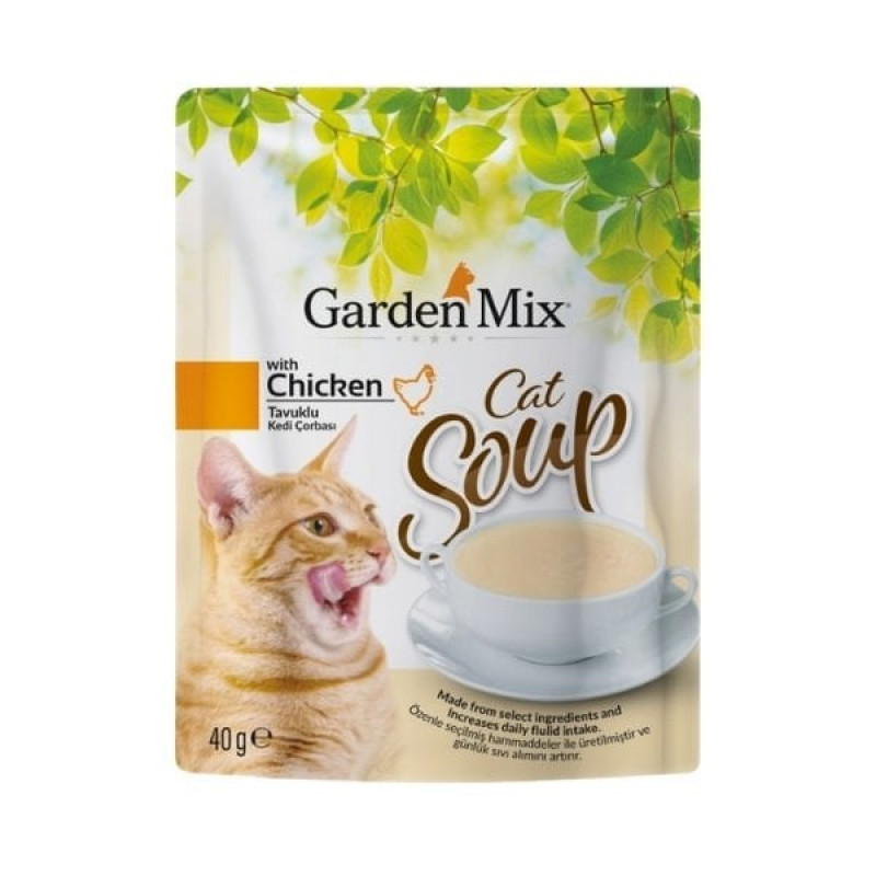 Garden Mix 40 Gr Tavuklu Kedi Çorbası 