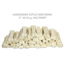 Garden Mix 50 'li 20-25 Gr Sütlü Deri Kemik 8 Cm | Köpek Press Çiğneme Kemiği Garden Mix 50 'li 20-25 Gr Sütlü Deri Kemik 8 Cm | Köpek Press Çiğneme Kemiği