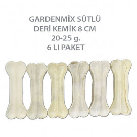 Garden Mix 6x8 Cm Sütlü Deri Kemik | Köpek Press Çiğneme Kemiği Garden Mix 6x8 Cm Sütlü Deri Kemik | Köpek Press Çiğneme Kemiği