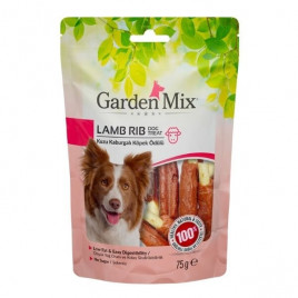 Garden Mix 75 Gr Kuzu Kaburgalı Köpek Ödülü 