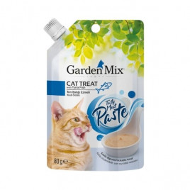 Garden Mix 80 Gr Ton Balık Ezme Sıvı Kedi Ödül Maması 