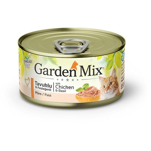 Garden Mix 85 Gr Tahılsız Tavuk | Yetişkin Kedi Maması