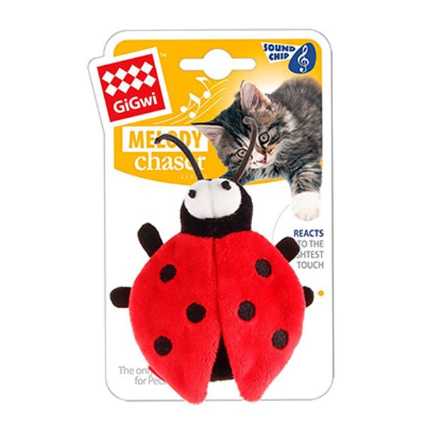 Gigwi Melody Chaser Peluş Sesli Uğur Böceği | Kumaş Ve Peluş Köpek Oyuncağı