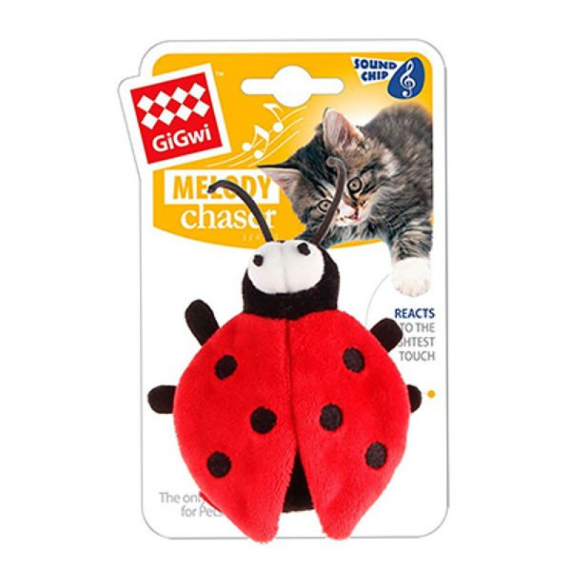 Gigwi Melody Chaser Peluş Sesli Uğur Böceği | Kumaş Ve Peluş Köpek Oyuncağı Gigwi Melody Chaser Peluş Sesli Uğur Böceği | Kumaş Ve Peluş Köpek Oyuncağı