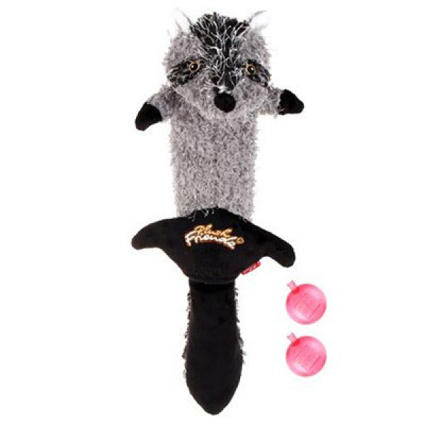 Gigwi Plush Friendz Sesli Rakun Peluş Oyuncak | Kumaş Ve Peluş Köpek Oyuncağı