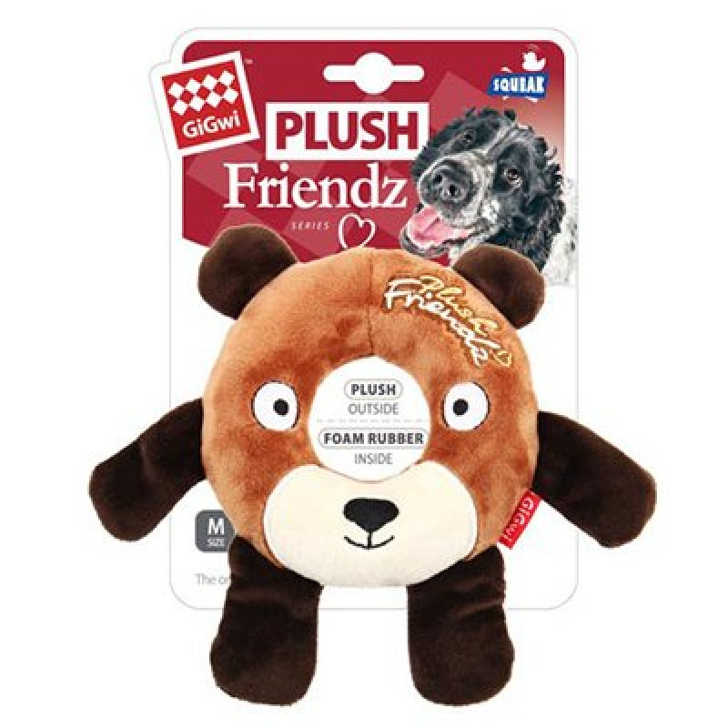 Gigwi Plush Friendz Simit Ayı Peluş Oyuncak | Kumaş Ve Peluş Köpek Oyuncağı Gigwi Plush Friendz Simit Ayı Peluş Oyuncak | Kumaş Ve Peluş Köpek Oyuncağı