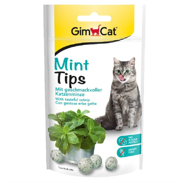 GimCat 40 Gr Mint Tips | Kedi Ödül Tableti