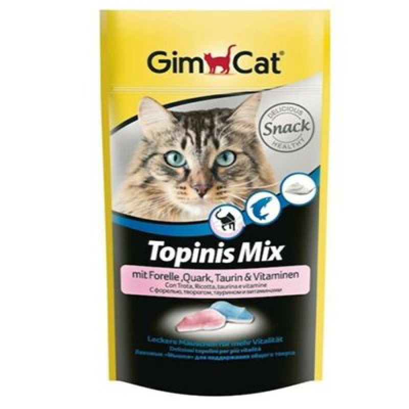 GimCat 40 Gr Topinis Mix Alabalıklı Peynirli Ödül Tableti | Kedi Doğal Et Ödül Maması GimCat 40 Gr Topinis Mix Alabalıklı Peynirli Ödül Tableti | Kedi Doğal Et Ödül Maması