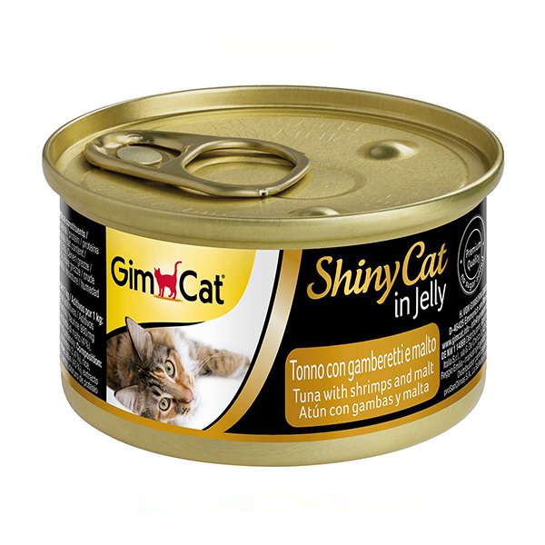 GimCat 70 Gr ShinyCat In Jelly Ton Balığı Karides ve Malt