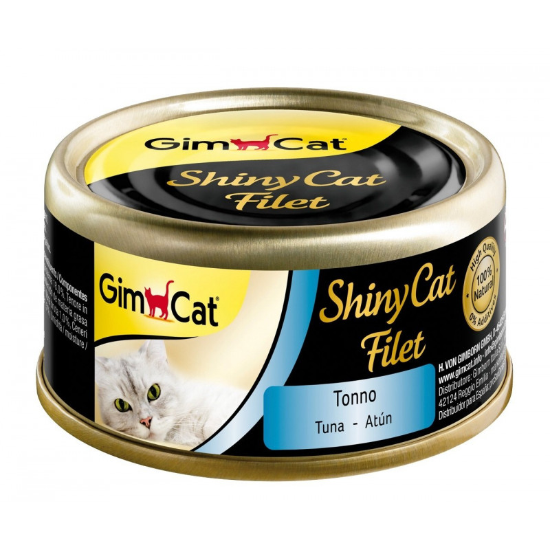 Gimcat 70 Gr Shinycat Kıyılmış Fileto Tuna Balıklı Yetişkin Gimcat 70 Gr Shinycat Kıyılmış Fileto Tuna Balıklı Yetişkin