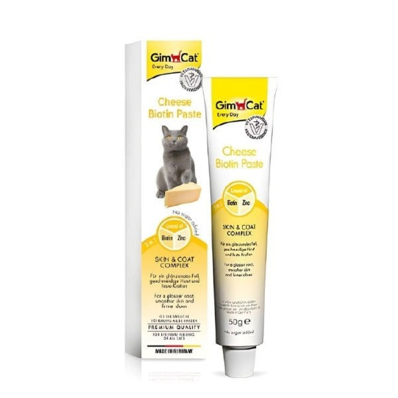 Gimcat Cheese Peynirli 100 Gr Biotin Kedi Malt Macunu 