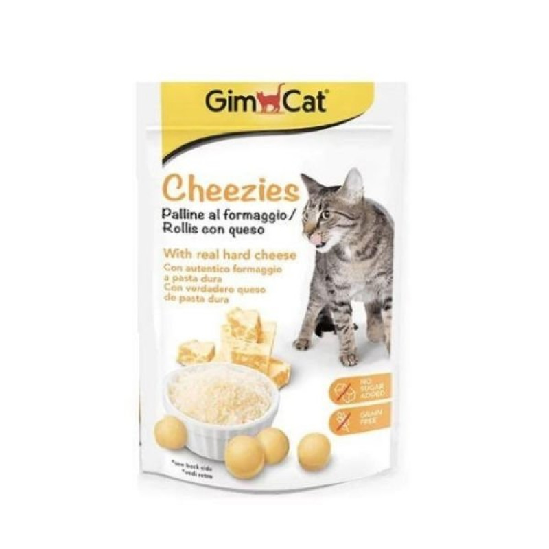 Gimcat Cheezies 10 Gr Peynirli Tahılsız Kedi Ödül Tableti 