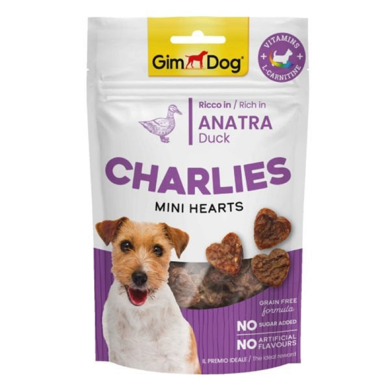 GimDog 70 Gr Charlies Mini Hearts Kuzu | Köpek Atıştırmalık Ödül Maması GimDog 70 Gr Charlies Mini Hearts Kuzu | Köpek Atıştırmalık Ödül Maması