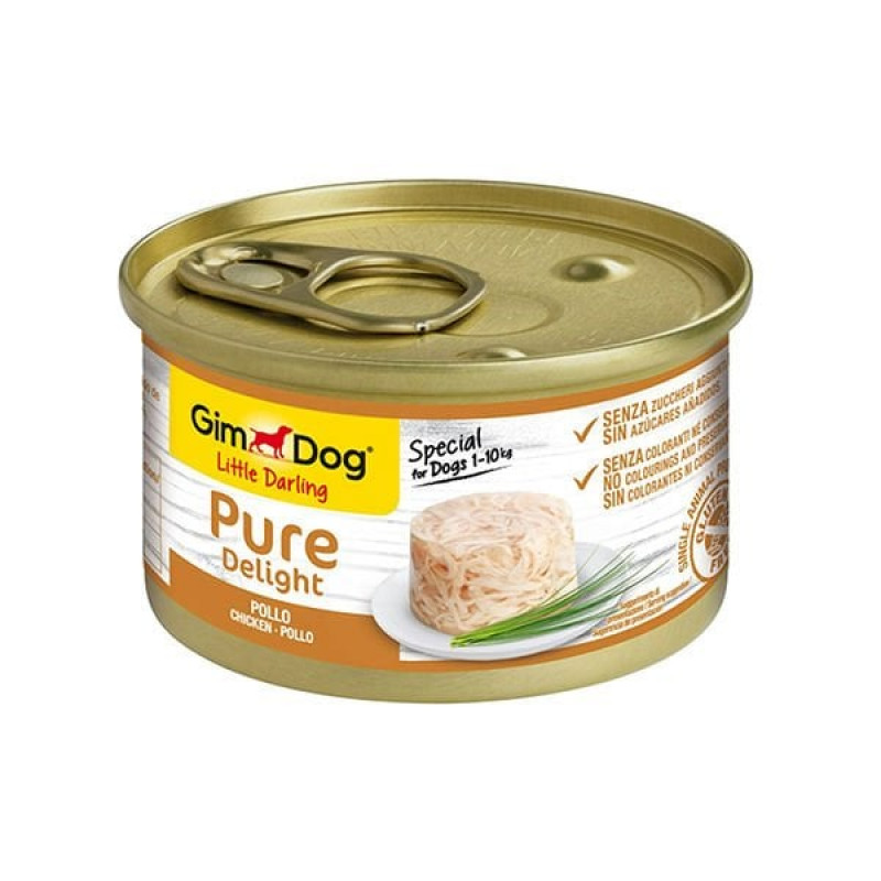 Gimdog 85 Gr Little Darling Pure Delight Tavuk | Yetişkin Köpek Konserve Maması Gimdog 85 Gr Little Darling Pure Delight Tavuk | Yetişkin Köpek Konserve Maması