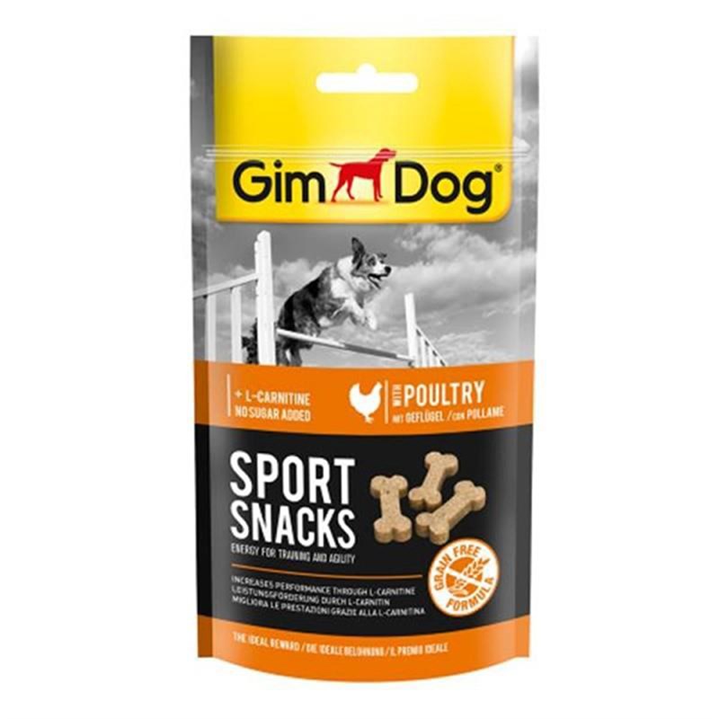 Gimdog 60 Gr Sport Snack Poultry & L-Carnitin | Köpek Eğitim Tablet Ödül Maması Gimdog 60 Gr Sport Snack Poultry & L-Carnitin | Köpek Eğitim Tablet Ödül Maması
