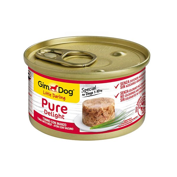 Gimdog 85 Gr Little Darling Pure Delight Ton ve Biftek | Yetişkin Köpek Konserve Maması