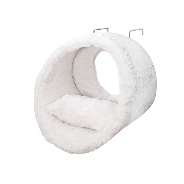 Glipet 42 cm Kalorifer Üstü Peluş Yatak Siyah-Beyaz | Peluş Kedi Yatağı