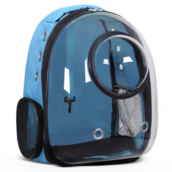 Glipet 42x22x33 Cm Fanuslu Astronot Taşıma Çantası Mavi | Kedi Taşıma Çantası