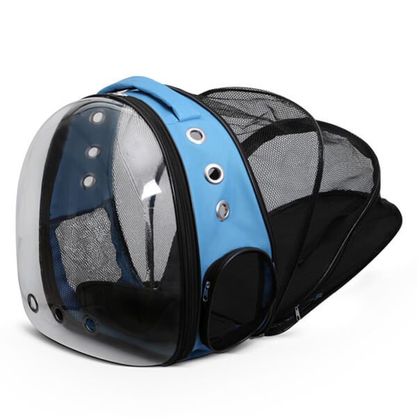 Glipet 42x22x33 Cm Fileli Astronot Taşıma Çantası Mavi | Kedi Taşıma Çantası