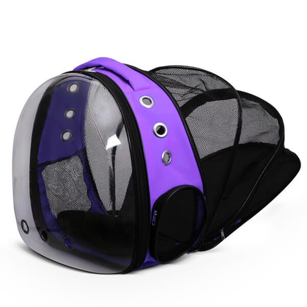 Glipet 42x22x33 Cm Fileli Astronot Taşıma Çantası Mor | Kedi Taşıma Çantası
